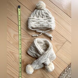 Hat and scarf for small dog